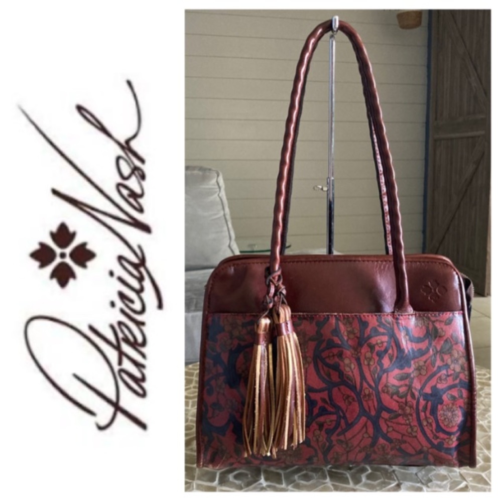 Patricia Nash Paris Vintage Tapestry Satchel